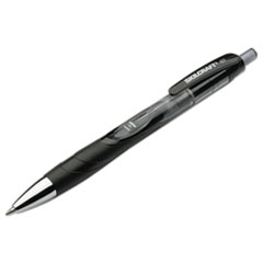 SKILCRAFT VISTA Secure Gel Pen, Retractable, Medium 0.7 mm, Black Ink, Smoke/Black Barrel, 3/Pack