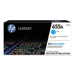 HP 655a, (cf451a) Cyan Original Laserjet Toner Cartridge