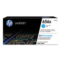 HP 656x, (cf461x) High-Yield Cyan Original Laserjet Toner Cartridge