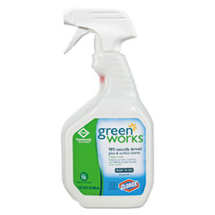 Green Works® CLEANER GLASS-SURFCE 32OZ GLASS AND SURFACE CLEANER, ORIGINAL, 32 OZ SMART TUBE SPRAY BOTTLE