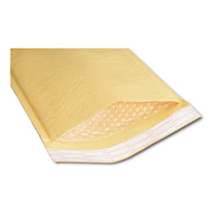 SKILCRAFT Sealed Air Jiffylite Mailer, #3, Bubble Cushion, Self-Adhesive Closure, 8.5 x 14.5, Gold Kraft,100/PK