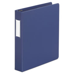 Deluxe Non-View D-Ring Binder With Label Holder, 3 Rings, 1.5