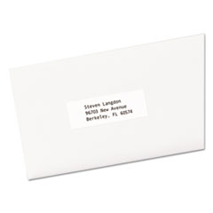 Copier Mailing Labels, Copiers, 1 X 2.81, White, 33/sheet, 500 Sheets/box