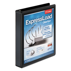 Expressload Clearvue Locking D-Ring Binder, 3 Rings, 1.5