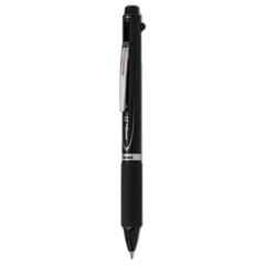 Energel 2s Multi-Color Gel Pen/pencil, Retractable, Medium 0.5 Mm, Black/red Ink, Black Barrel