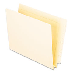 Manila End Tab Expansion Folders, Straight Tabs, Letter Size, 1.5