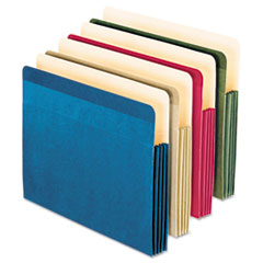 Recycled Colored File Pocket, 3.5