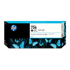 HP 726, (ch575a) Matte Black Original Ink Cartridge