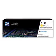 HP 414x, (w2022x) High-Yield Yellow Original Laserjet Toner Cartridge