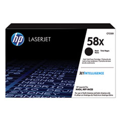 HP 58x, (cf258x) High-Yield Black Original Laserjet Toner Cartridge