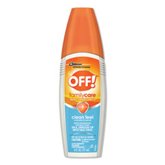 OFF!® INSECTICIDE OFF FAMILYCAR FAMILYCARE UNSCENTED SPRAY INSECT REPELLENT, 6 OZ SPRAY BOTTLE