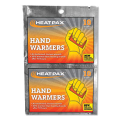 OccuNomix® WARMER HEAT PACKS 10-PK Hot Rods Hand Warmers, 10-pack