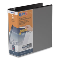 Quickfit D-Ring View Binder, 3 Rings, 2