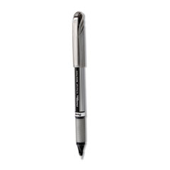 EnerGel NV Gel Pen, Stick, Medium 0.7 mm, Black Ink, Gray/Black Barrel, Dozen