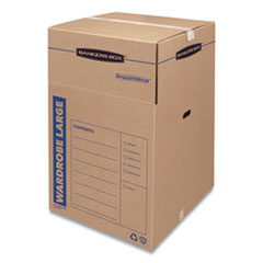 SmoothMove Wardrobe Box, Regular Slotted Container (RSC), 24