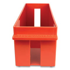 Extra-Capacity Coin Tray, Quarters, 1 Compartment, 11.5 X 3.38 X 3.38, Plastic, Orange