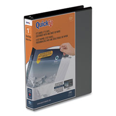 Quickfit D-Ring View Binder, 3 Rings, 1