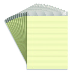 Notepads, Narrow Rule, 50 Canary-Yellow 8.5 X 11.75 Sheets, 12/pack