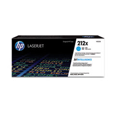 HP 212x, (w2121x) High-Yield Cyan Original Laserjet Toner Cartridge