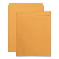 Catalog Envelope, 28 lb Bond Weight Kraft, #14 1/2, Square Flap, Gummed Closure, 11.5 x 14.5, Brown Kraft, 250/Box