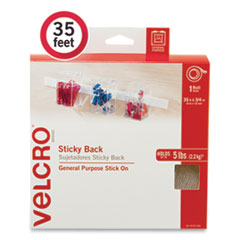 Sticky-Back Fasteners, Removable Adhesive, 0.75