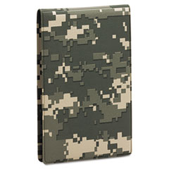 SKILCRAFT Pocket Padfolio w/Memo Book, 4 x 6, Camouflage, Dozen