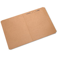 SKILCRAFT Medium-Duty Kraft Fastener Folder, 0.75