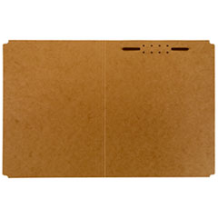 SKILCRAFT Heavy-Duty Kraft Fastener Folder, 0.75