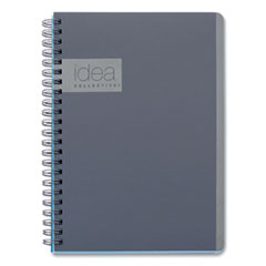 Idea Collective Professional Notebook, 1-Subject, Medium/College Rule, Gray Cover, (80) 8 x 4.87 Sheets