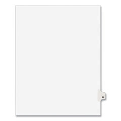 Preprinted Legal Exhibit Side Tab Index Dividers, Avery Style, 10-Tab, 22, 11 X 8.5, White, 25/pack, (1022)