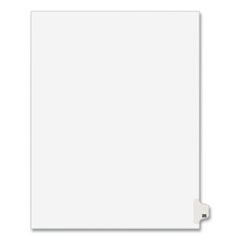 Preprinted Legal Exhibit Side Tab Index Dividers, Avery Style, 10-Tab, 25, 11 X 8.5, White, 25/pack, (1025)