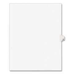 Preprinted Legal Exhibit Side Tab Index Dividers, Avery Style, 26-Tab, N, 11 X 8.5, White, 25/pack, (1414)