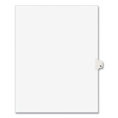 Preprinted Legal Exhibit Side Tab Index Dividers, Avery Style, 26-Tab, O, 11 X 8.5, White, 25/pack, (1415)