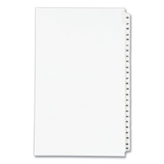 Preprinted Legal Exhibit Side Tab Index Dividers, Avery Style, 25-Tab, 26 To 50, 14 X 8.5, White, 1 Set, (1431)