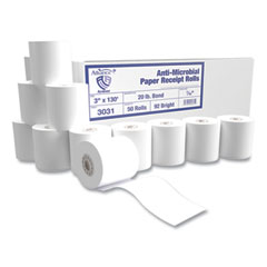 Armor Antimicrobial Receipt Roll Paper, 3