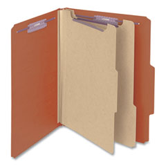 Pressboard Classification Folders, Six SafeSHIELD Fasteners, 2