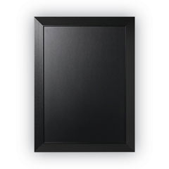 Kamashi Chalk Board, 36 x 24, Black Surface, Black Wood Frame