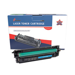 Remanufactured CF451A (655A) Toner, 10,500 Page-Yield, Cyan