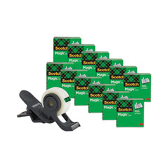 Clip Dispenser Value Pack With 12 Rolls Of Tape, 1