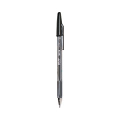 Better Ballpoint Pen, Stick, Medium 1 Mm, Black Ink, Smoke Barrel, Dozen