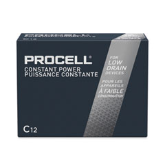 Professional Alkaline C Batteries, 12/Box