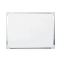 Framed Dry Erase Board, 48 x 36, White Surface, Silver Aluminum Frame