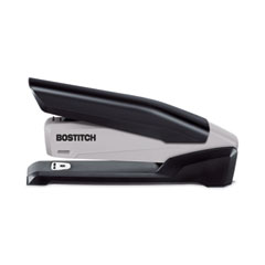 EcoStapler Spring-Powered Desktop Stapler with Antimicrobial Protection, 20-Sheet Capacity, Gray/Black