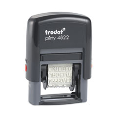 Printy Self-Inking Stamp, 12 Selectable Messages, 1.25