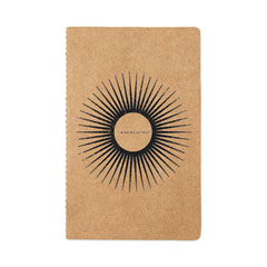 Kraft Layflat Softcover Notebook, I'm Doing My Best, Medium/College Rule, Desert Sand/Black Cover, (72) 8 x 5 Sheets