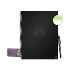 Core Smart Notebook, Medium/College Rule, Black Cover, (16) 11 x 8.5 Sheets