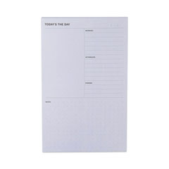 Adhesive Daily Planner Sticky-Note Pads, Daily Planner Format, 4.9