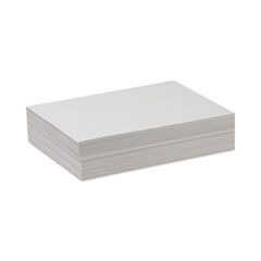 White Drawing Paper, 47 lb Text Weight, 9 x 12, Pure White, 500/Ream