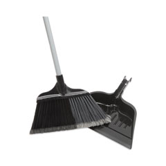 SKILCRAFT Extra Wide-Angle Broom with Dustpan, 15