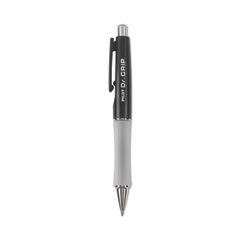 Dr. Grip Ballpoint Pen, Retractable, Medium 1 Mm, Black Ink, Black Barrel